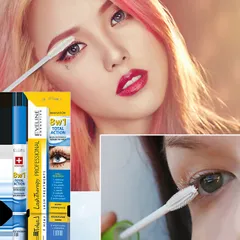 Dưỡng mi Eveline 8 In 1 Total Action Lash Therapy dưỡng mi dài, dày, giảm gãy rụng White Conc 10ml