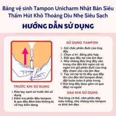 Băng vệ sinh Tampon White Conc Nhật Bản Siêu Thấm Hút Khô Thoáng Dịu Nhẹ Siêu Sạch