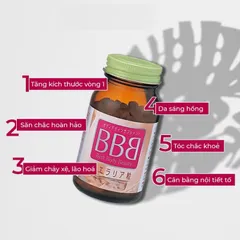 Viên uống nở ngực BBB Best Beauty Body White Conc Nhật Bản