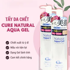 Tẩy Tế Bào Chết Cure Natural Aqua Gel White Conc Nhật Bản 250g