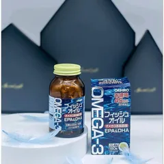 Viên uống dầu cá Omega 3 bổ mắt, bổ não Orihiro Nhật Bản 180 viên