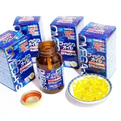 Viên uống dầu cá Omega 3 bổ mắt, bổ não Orihiro Nhật Bản 180 viên