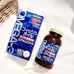 Viên uống dầu cá Omega 3 bổ mắt, bổ não Orihiro Nhật Bản 180 viên