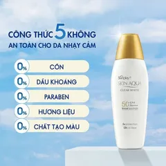 Kem chống nắng kiềm dầu Sunplay Skin Aqua Clear White Eco White Conc SPF50, PA++++ 25g, 55g