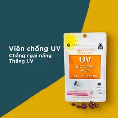Thực phẩm bảo vệ sức khỏe UV Care Plus Fine Japan - Gói 30 viên