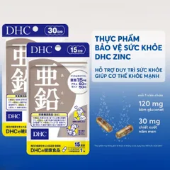 Viên Uống Kẽm DHC Nhật Bản Giảm Rụng Tóc, Đẹp Da, Tăng Đề Kháng