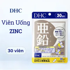 Viên Uống Kẽm DHC Nhật Bản Giảm Rụng Tóc, Đẹp Da, Tăng Đề Kháng