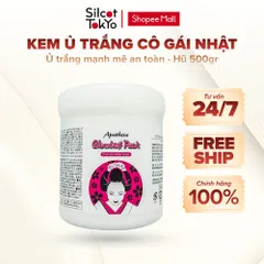 Kem ủ trắng cô gái Apatheia Glowing Pack Bae World White Conc Nhật Bản - Hũ 500g