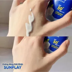 Kem chống nắng Sunplay mát lạnh dạng sữa Sunplay Super Cool SPF 50, PA++++ White Conc Tuýp 30g