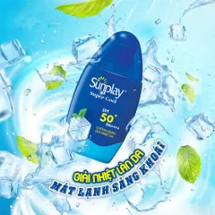 Kem chống nắng Sunplay mát lạnh dạng sữa Sunplay Super Cool SPF 50, PA++++ White Conc Tuýp 30g