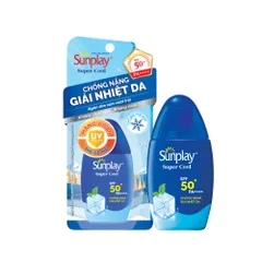 Kem chống nắng Sunplay mát lạnh dạng sữa Sunplay Super Cool SPF 50, PA++++ White Conc Tuýp 30g