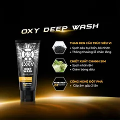 Sữa rửa mặt cho nam Oxy White Conc sạch sâu Oxy Deep Wash/ Oxy Perfect Wash/ Oxy Total Anti-Acne 100g