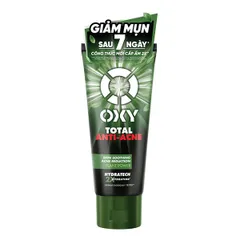 Sữa rửa mặt cho nam Oxy White Conc sạch sâu Oxy Deep Wash/ Oxy Perfect Wash/ Oxy Total Anti-Acne 100g