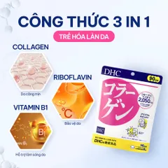 Viên Uống Collagen DHC Nhật Bản Sáng Da, Mờ Thâm, Da Căng Mịn Da