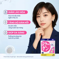 Viên Uống Collagen DHC Nhật Bản Sáng Da, Mờ Thâm, Da Căng Mịn Da