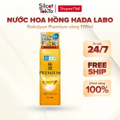 Nước hoa hồng Hada Labo Gokujyun Premium vàng 170ml Nhật Bản 846723