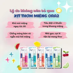 Xịt thơm miệng khử mùi hôi Sunstar Ora2 Me White Conc 6ml