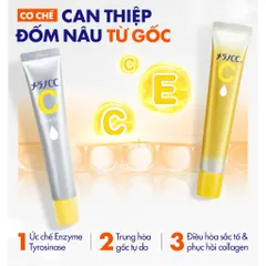Tinh chất vitamin C dưỡng trắng, mờ thâm cao cấp Melano CC Premium Whitening Essence White Conc 20ml