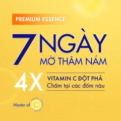 Tinh chất vitamin C dưỡng trắng, mờ thâm cao cấp Melano CC Premium Whitening Essence White Conc 20ml