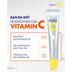 Tinh chất vitamin C dưỡng trắng, mờ thâm cao cấp Melano CC Premium Whitening Essence White Conc 20ml
