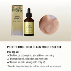 Tinh chất chống lão hóa Pure Retinol High Class Moist Essence Nhật Bản 60ml