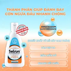 Dầu gội Selsun chống gàu, sạch gàu & hết ngứa da đầu Selsun Anti-Dandruff Shampoo