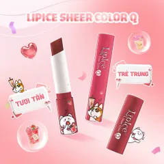 Son dưỡng có màu tự nhiên LipIce Sheer Color Q White Conc Thỏi 2.4g