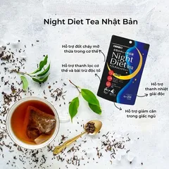 Trà Night Diet Tea Orihiro White Conc Nhật Bản