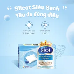 Bông trang điểm (bông tẩy trang) Silcot White Conc 82 miếng/hộp