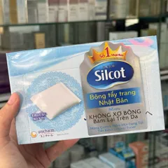 Bông trang điểm (bông tẩy trang) Silcot White Conc 82 miếng/hộp