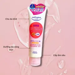 Sữa Rửa Mặt Kose Softymo Dưỡng Trắng Mềm Mịn Da White Conc Nhật Bản Tuýp 150g/ 190g