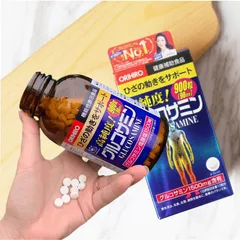 Viên uống bổ sung Glucosamine Orihiro Nhật Bản giảm đau xương khớp - Hộp 900 viên, 950 viên