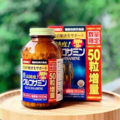 Viên uống bổ sung Glucosamine Orihiro Nhật Bản giảm đau xương khớp - Hộp 900 viên, 950 viên