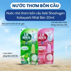 Tinh dầu nhỏ thơm bồn cầu Iteki Shoshugen Kobayashi Nhật Bản 20ml