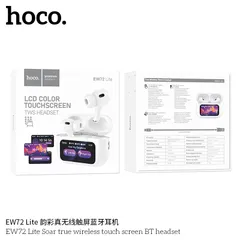 Tai Nghe Hoco EW72 Lite Soar Có Màn Hình LED Cảm Ứng Chống Ồn ANC Pin Bền Bluetooth 5.4 Mới Nhất (P130706)