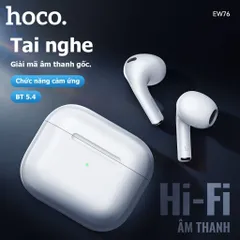 Tai nghe không dây Hoco EW76, Bluetooth 5.4, kết nối nhanh, ổn định , sử dụng liên tục 4h (P130433)
