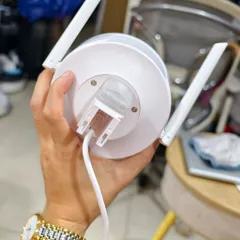 Camera ngoài trời xoay 360° hang Cubetoou, dùng app icam365, đủ box và dây nguồn, đèn LED (P130069)