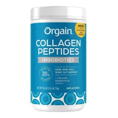 Orgain Collagen Peptides + Probiotics - Cung cấp các chủng lợi khuẩn tốt cho hệ tiêu hóa chính hãng Mỹ