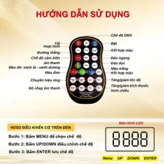 Đèn Sân Khấu Laser Vịt V8 CHILNEXX by THT Đèn Nháy Theo Nhạc Điều Khiển App và Remote cho quán bar.. (P129777)
