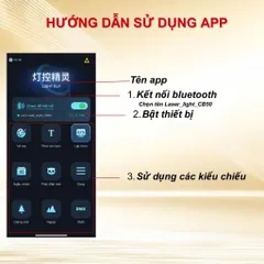 Đèn Sân Khấu Laser Vịt V8 CHILNEXX by THT Đèn Nháy Theo Nhạc Điều Khiển App và Remote cho quán bar.. (P129777)