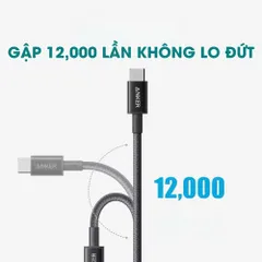 Cáp sạc Type c to typec c 60W dây sạc nhanh Anker cho iP 15 trở lên,androi chân TyC  [ko hôp] (P129762)