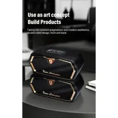 Loa Bluetooth Torino Lamborghini TL89 – Da Nappa, Logo mạ vàng 18K, có TWS, CS 20W - bản quốc tế (P129587)