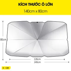 Ô Dù Che Nắng Ô Tô Kính Lái GCAR Cao Cấp Cho xe SUV - BÁN TẢI - CUV - MPV - SEDAN  giúp Chống Nóng C (P129533)