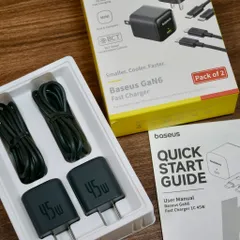 Bộ củ + cáp Type-C sạc nhanh Baseus GaN6 45W Type-C ( 1 củ + 1 cáp ) (P129302)