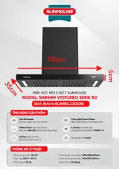 MÁY HÚT MÙI CHỮ T SUNHOUSE SHB5HM V10TURBO SERIE 9.0 (P129292)