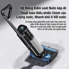 [Tặng 2 cáp sạc Baseus]Máy hút bụi & lau sàn Deerma MOVA X40 Plus - Pro, lau và giặt nước nóng 90 độ (P128461)