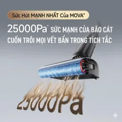 [Tặng 2 cáp sạc Baseus]Máy hút bụi & lau sàn Deerma MOVA X40 Plus - Pro, lau và giặt nước nóng 90 độ (P128461)