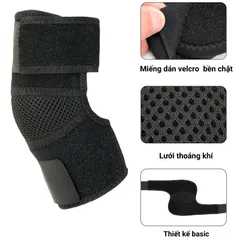Bó Khuỷu Tay Thể Thao Giảm Chấn – Bảo Vệ Khuỷu Tay ROVIX SPORT (P128124)