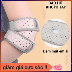 Bó Khuỷu Tay Thể Thao Có Đệm Bọt Biển – Bảo Vệ Khuỷu Tay Êm Ái  ROVIX SPORT (P128122)
