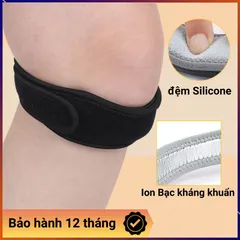 Đai Bó Gối Thể Thao Có Đệm Silicone – Bảo Vệ Đầu Gối Cao Cấp | ROVIX SPORT (P128121)